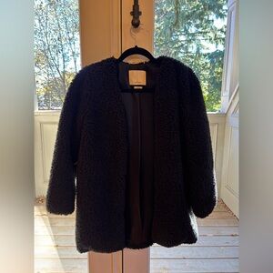 Wilfred Black Teddy Jacket XXS